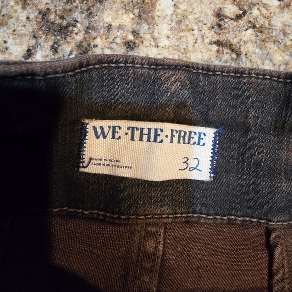 Free People We The Free Jayde Flare Jeans Size 32 - Picture 6 of 10